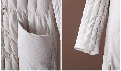 Winter Cotton-padded Clothes Women Coat 2023 Long Loose Female Hooded Padded Clothing Big Pocket Parkas Thicken Warm Jackets