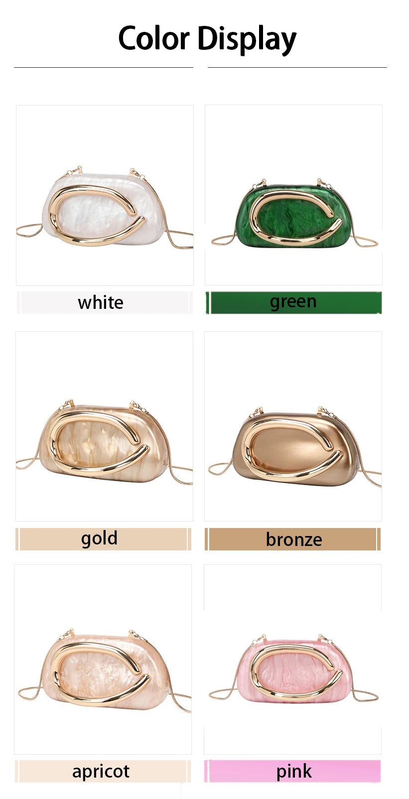 Fashion Women's Handbag Bride Metal Gold Women Luxury Evening Banquet Clutch Bag Shoulder Wedding Purse Party Crossbody Bag