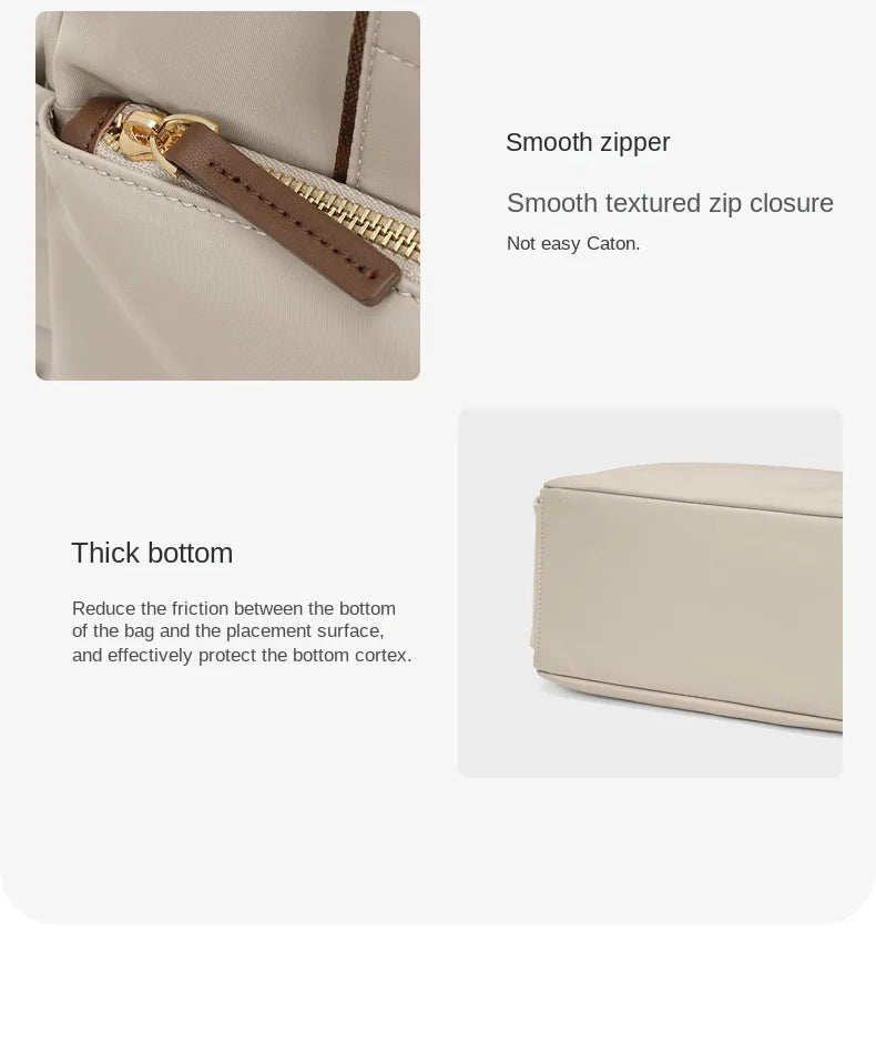 GOLF Women's Handbag Apricot New In Shoulder Bucket Bags for Woman Top Handle Bags Nylon Handbags Ladies Crossbody Fashion 2024