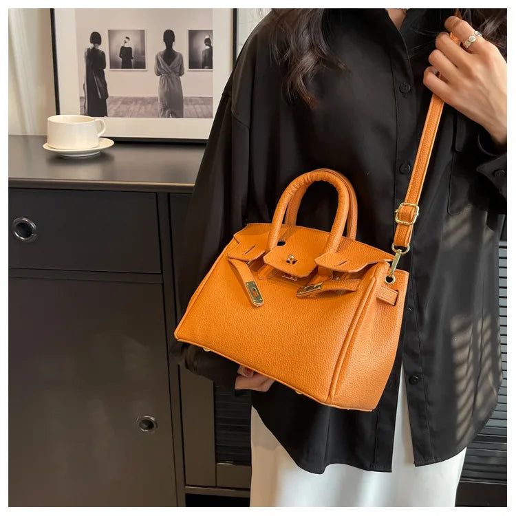 Fashionable Handbag for Women - Subtle, Minimalist, Chic Single Shoulder Bag with Large Capacity, Quality Commuter Crossbody Bag