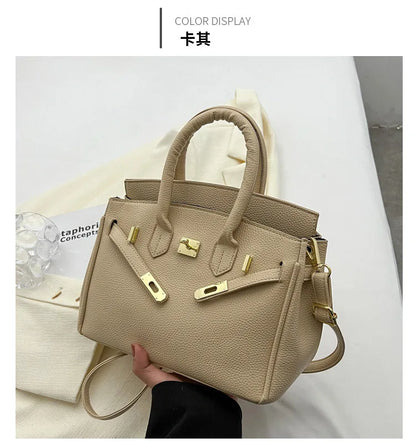 Fashionable Handbag for Women - Subtle, Minimalist, Chic Single Shoulder Bag with Large Capacity, Quality Commuter Crossbody Bag