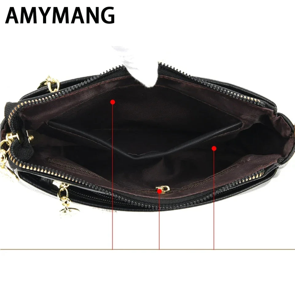 Casual Women's Handbags High Quality Leather Totes Bag Female Top-Handle Bag Large Capacity Crossbody Shoulder Bag Hand Bag Sac