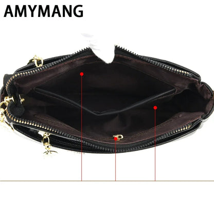 Casual Women's Handbags High Quality Leather Totes Bag Female Top-Handle Bag Large Capacity Crossbody Shoulder Bag Hand Bag Sac