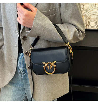 Handbag, A Must-enter for Experts New High-end Fashion Versatile Oblique Span Bag, Fashionable Retro High-texture