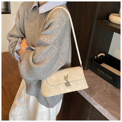 Elegant Crossbody Bag For Women Leather Handbag With Shoulder Strap Fashionable Leather Design and Large Capacity