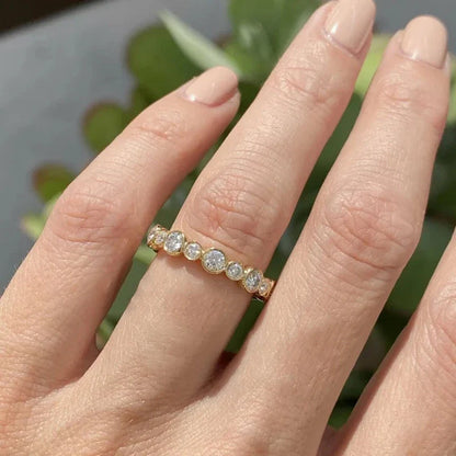 Round Cubic Zirconia Ring for Women