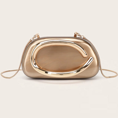 Luxury Gold Evening Clutch Bag
