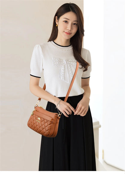 Casual Women's Handbags High Quality Leather Totes Bag Female Top-Handle Bag Large Capacity Crossbody Shoulder Bag Hand Bag Sac