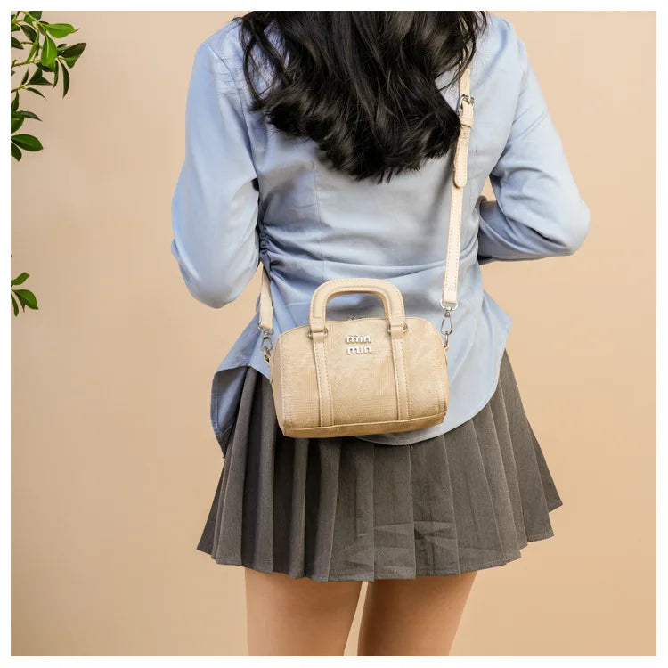 Fashion New Boston Denim HandBag For Women Single Shoulder Crossbody Barrel Satchel Handle Shoulder Bags