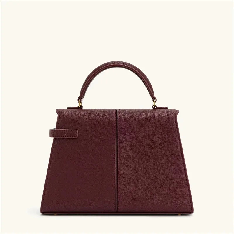Women's Handbag Elise Designer Fashion 2025 New Burgundy Handbag Large Square Crossbody Bag High-end Women's Bag