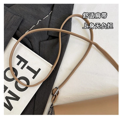 High Quality Fashionable Crossbody Bag Women's Designer Leather Handbag Minimalist Solid Color With Adjustable Shoulder Strap