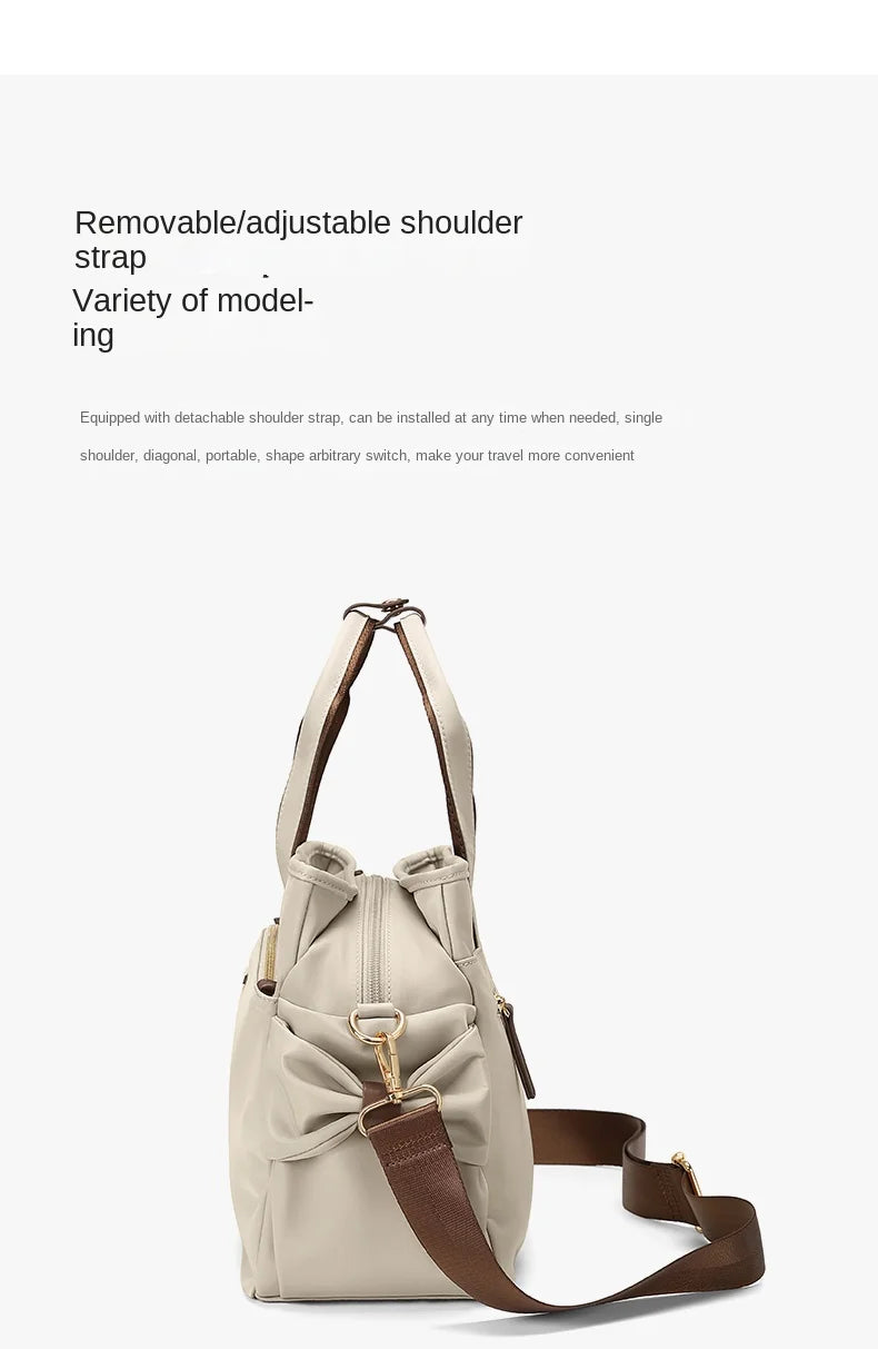 GOLF Women's Handbag Apricot New In Shoulder Bucket Bags for Woman Top Handle Bags Nylon Handbags Ladies Crossbody Fashion 2024