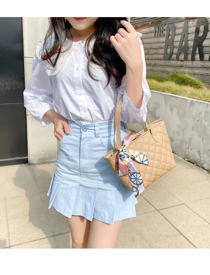 2022 New Fashion Women Handbags Embroidery Underarm Bag Casual Women Shoulder Bags Solid Color Zipper Female Handbag Clutch
