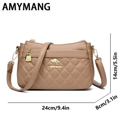 Casual Women's Handbags High Quality Leather Totes Bag Female Top-Handle Bag Large Capacity Crossbody Shoulder Bag Hand Bag Sac