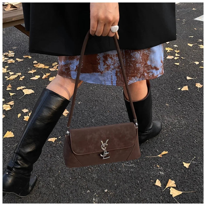 Elegant Crossbody Bag For Women Leather Handbag With Shoulder Strap Fashionable Leather Design and Large Capacity