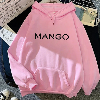 2025 New Arrival Woman Hooded Sweatshirt Urban Casual Fashion Long Sleeve Pullover Female Home Outdoor Comfort Loose Warm Hoodie