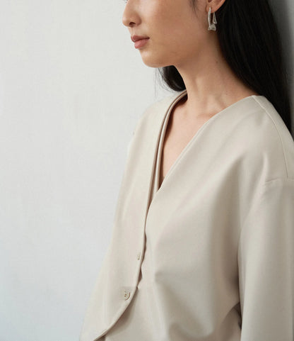 Women Spring White Blouses Fake Two Pieces Design V-Necl Womens Tops And Blouses Fashion Casual Shirt Blusas Roupa Feminina