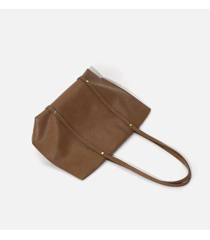 【2025 New】Women's Large Tote Bag Spacious Shoulder Purse, Minimalist Handheld Crossbody, Durable Commuter Work Bag, Lightweight