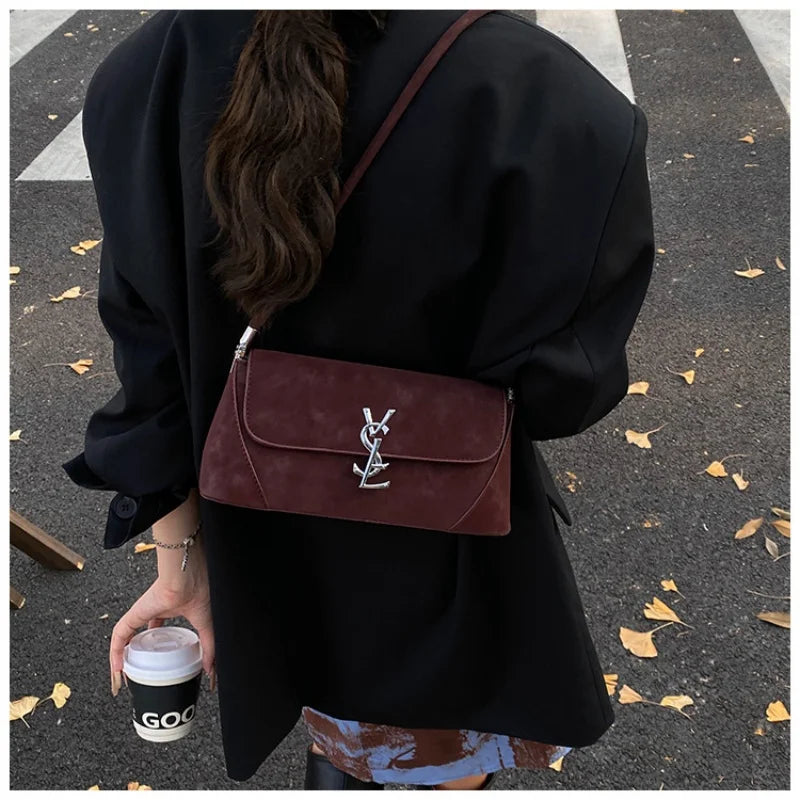 Elegant Crossbody Bag For Women Leather Handbag With Shoulder Strap Fashionable Leather Design and Large Capacity