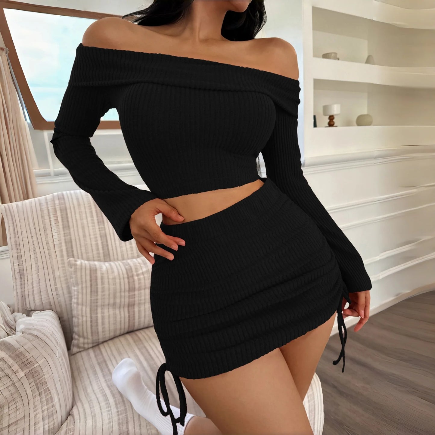 New Women's Pajamas for Women Woman Sexxy Night Cloth Women's Home Clothes Winter Warm Sleepwear Very Sexy Night Woman Nightie