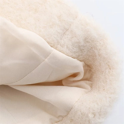 Women's Coat 2025 Autumn New Style White Long-Sleeve Double-Breasted Simple Loose Coat Casual Fashion Versatile