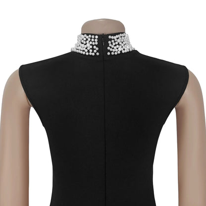 Womens Dresses Fashion Elegant Party Dresses Female Clothing Patchwork Pleated Evening Dresses Wedding Guest Woman Dress HXY262