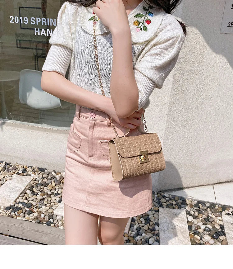 Fashion Small Handbag Women Shoulder Bags 2022 New Luxury Casual Clutch Bag PU Crossbody Bag For WomenSmall  Messenger Bag