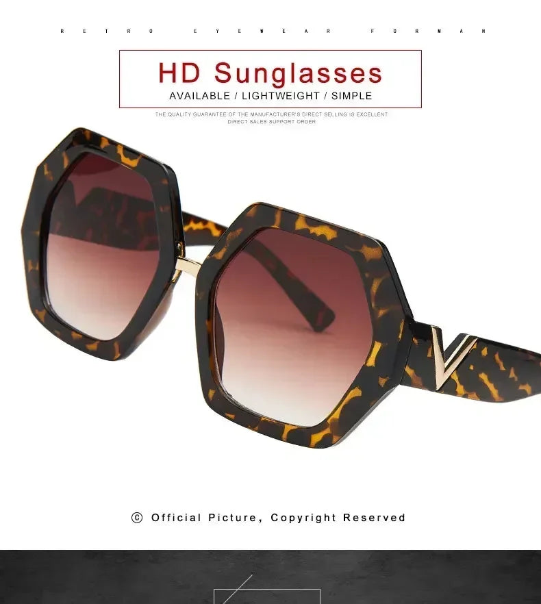 2025 Luxury Square Sunglasses Ladies Fashion Glasses Classic Brand Designer Retro Sun Glasses Women Sexy Eyewear Unisex Shades