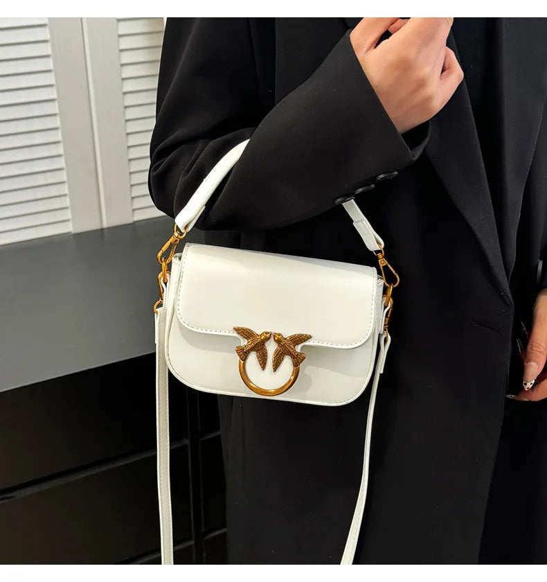 Handbag, A Must-enter for Experts New High-end Fashion Versatile Oblique Span Bag, Fashionable Retro High-texture