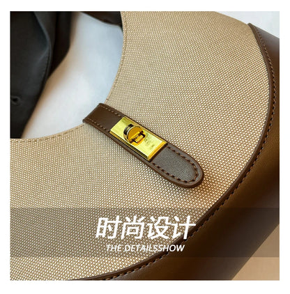 Women's Luxury Leather Fashion Classic Tote Bag Elegant Designer Shoulder Crossbody Handbag For Daily Sophisticated Looks