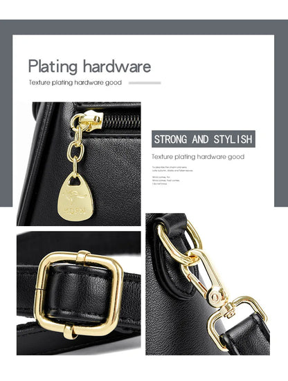 2025 New Fashionable Handbag for Women, Large Capacity, Simple Soft Leather Shoulder/Crossbody Bag, Perfect Gift