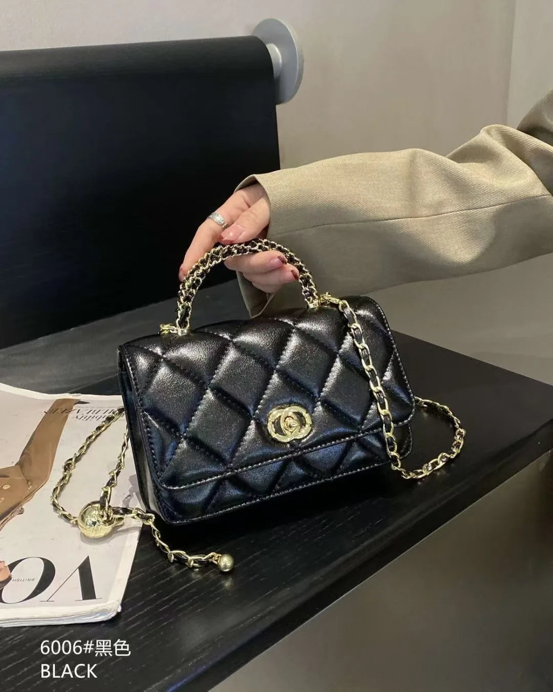 Popular Fashion Style Handbag For Women Leather Crossbody Shoulder Tote Bag Ladies Luxury Office Elegant Shoulder Bag