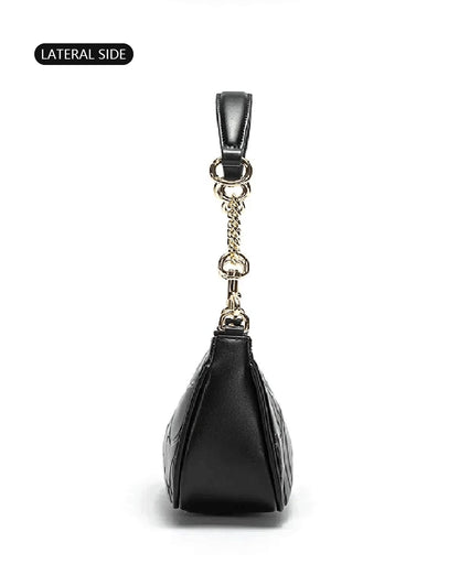 CH Women's Handbag Fashion Partition Durable Luxury Brand Fashion Large Capacity Bent Moon Bag Simple Shoulder Crossbody Bag