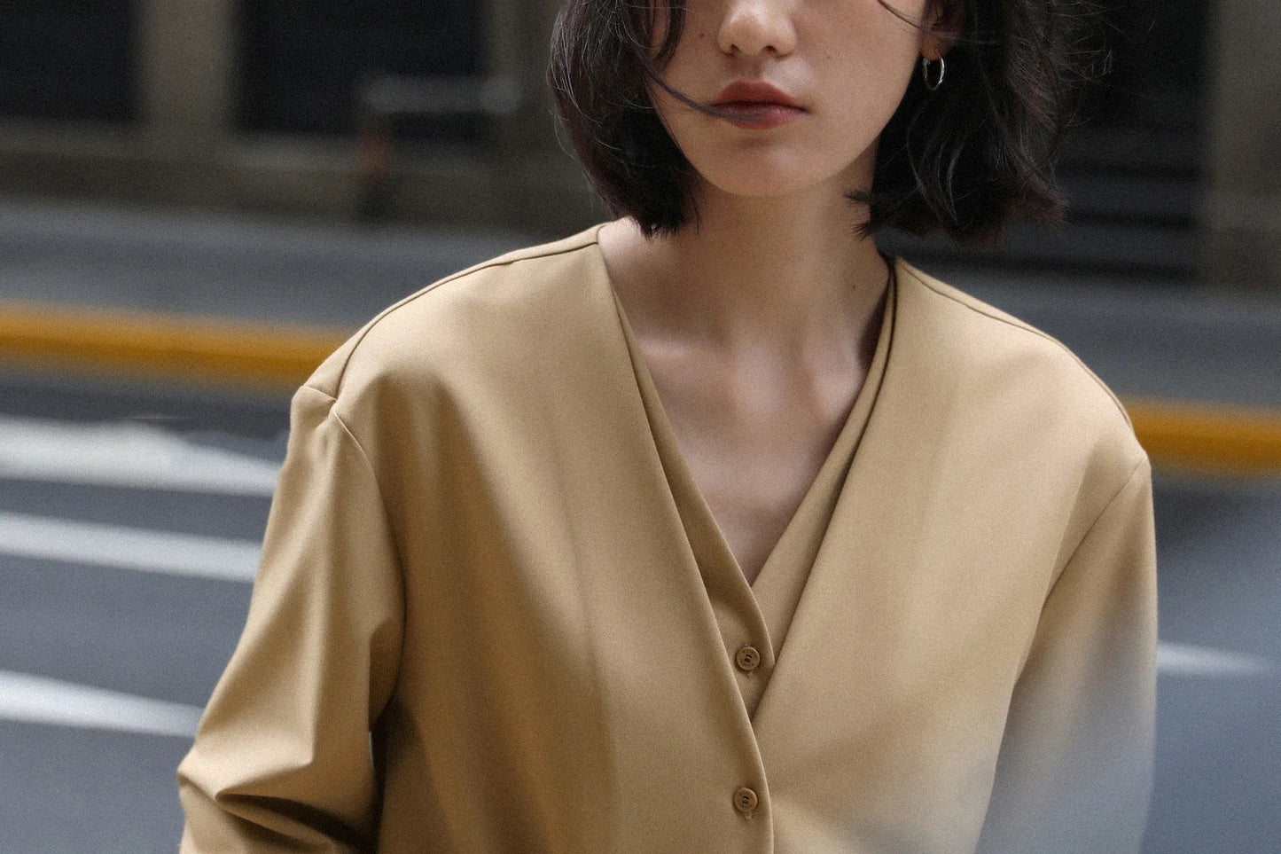 Women Spring White Blouses Fake Two Pieces Design V-Necl Womens Tops And Blouses Fashion Casual Shirt Blusas Roupa Feminina