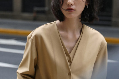 Women Spring White Blouses Fake Two Pieces Design V-Necl Womens Tops And Blouses Fashion Casual Shirt Blusas Roupa Feminina