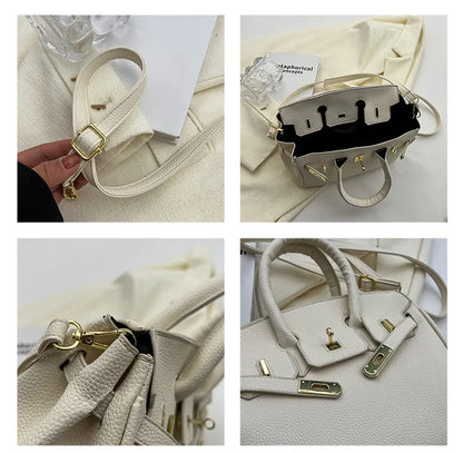 Fashionable Handbag for Women - Subtle, Minimalist, Chic Single Shoulder Bag with Large Capacity, Quality Commuter Crossbody Bag