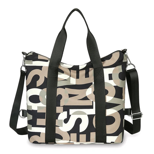 Women's Top-handle Bag Messenger Bags Waterproof Nylon Shoulder Totes High Quality Large Handbag Female Travel Crossbody Bags