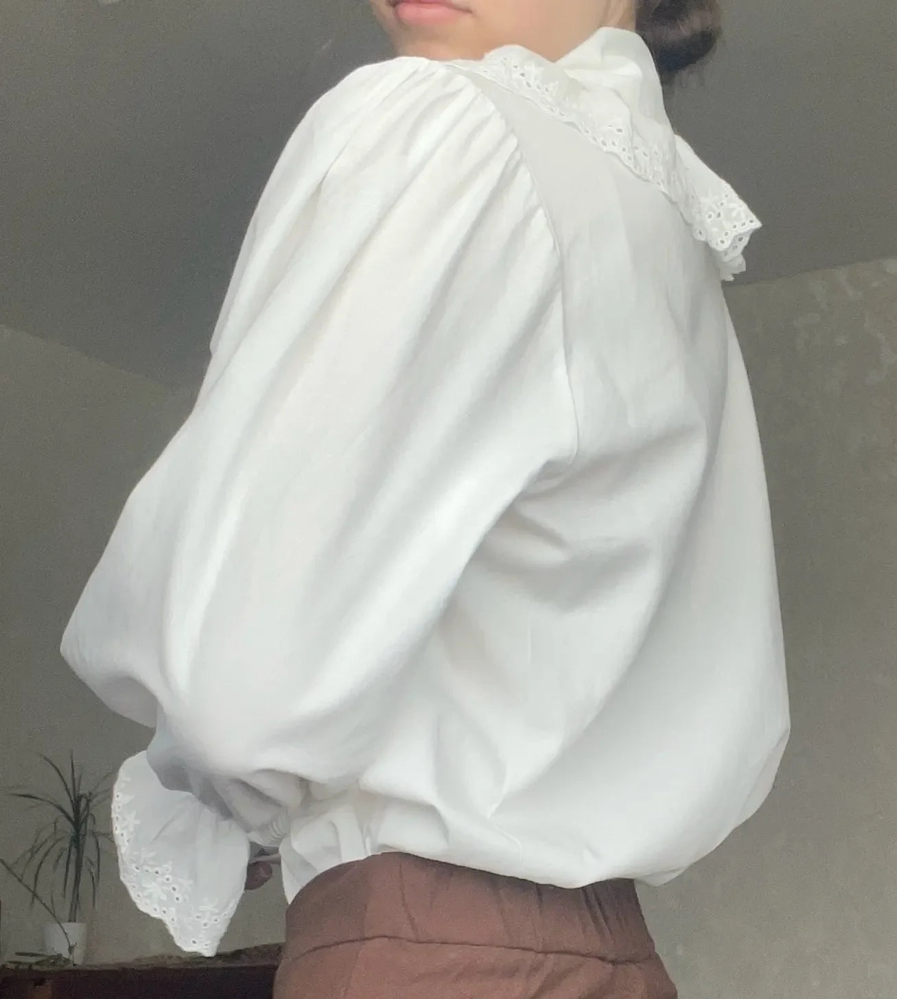 Women Blouse Female Shirt Summer Womens Blouses Spring Maxi Blusas Casual Elegant Vintage Long Sleeve Cotton Oversize Loose