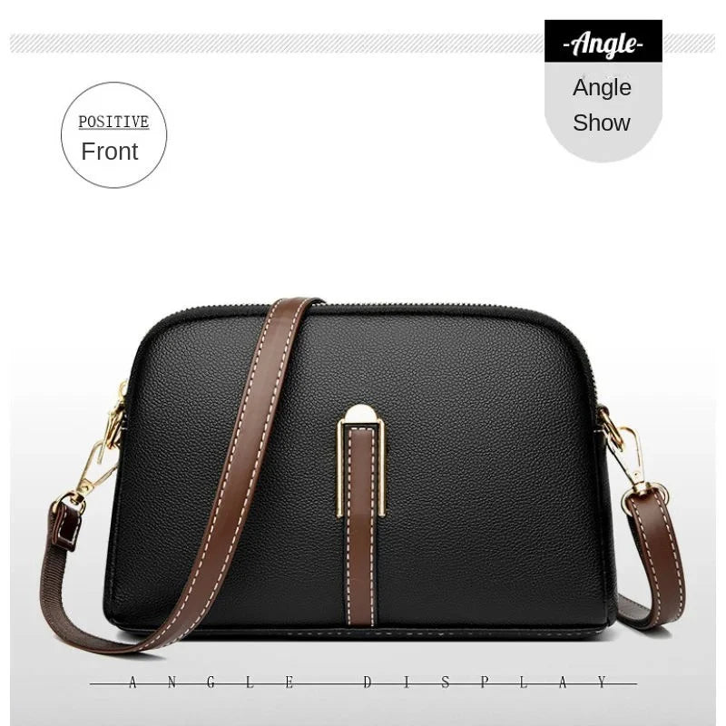 Women's Shoulder Bag PU Handbag Designer Cowhide Flap Bag Luxury Women's Messenger Bags Crossbody Bags for Women