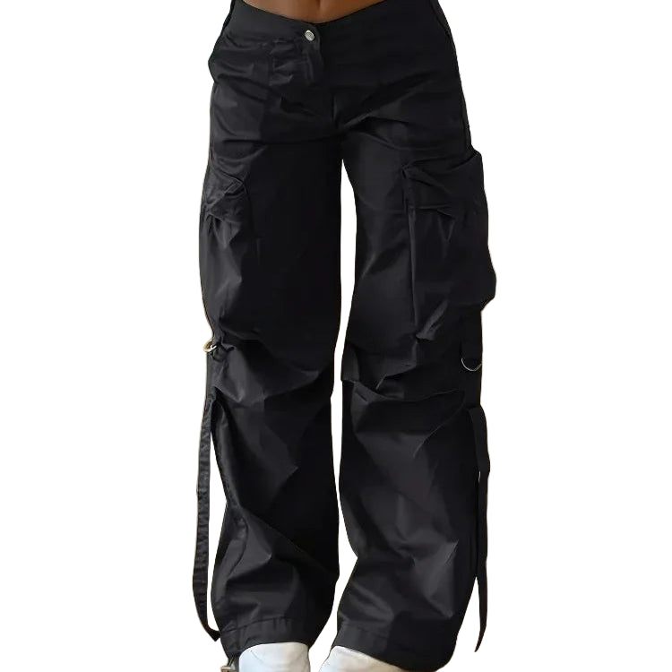 Chic Straight-Leg Cargo Pants