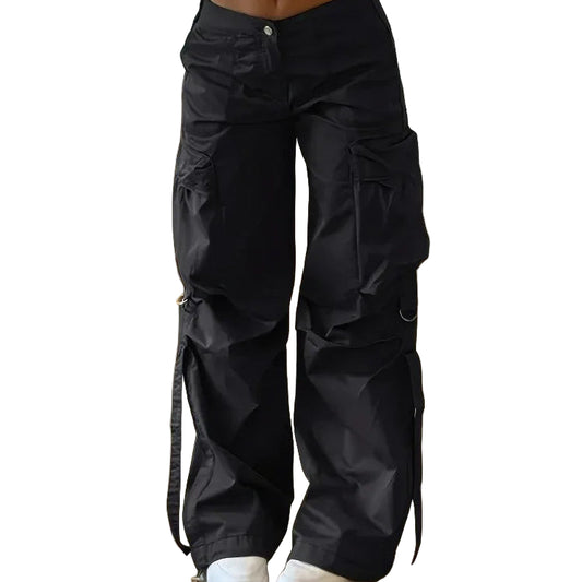 Chic Straight-Leg Cargo Pants