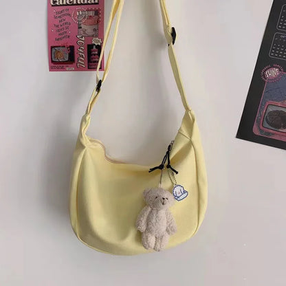 New Women Shoulder Bag Fashion Versatile Simple Crossbody Bag Female Waffle Dumpling Bag Casual Large Capacity Women's Handbags