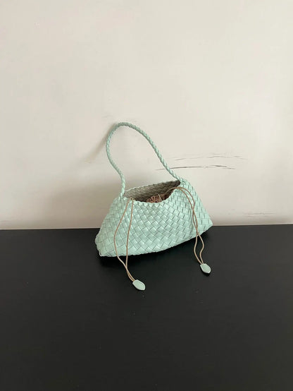 Hand woven armpit bag, women's new high-end and versatile retro handbag, single shoulder mother bag