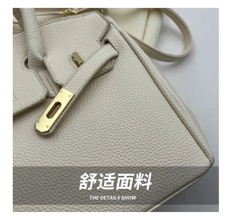 Fashionable Handbag for Women - Subtle, Minimalist, Chic Single Shoulder Bag with Large Capacity, Quality Commuter Crossbody Bag
