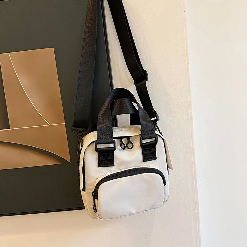 Women Stylish Messenger Bag Large Capacity Casual Handbag Adjustable Strap Small Shoulder Purse Multi-pockets Travel Sling Bag