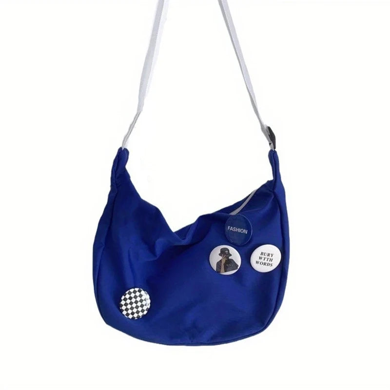 Crescent Dumpling Shoulder Bag | Crossbody Purse With Adjustable Strap | Fashionable Trendy Women's Messenger Bag