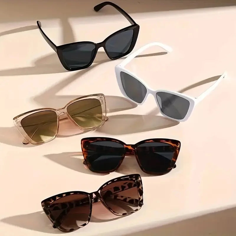 Vintage Cat Eye Sunglasses Women Square Small Frame Sun Glasses Female Brand Designer Retro Shades Fashion Oculos De Sol