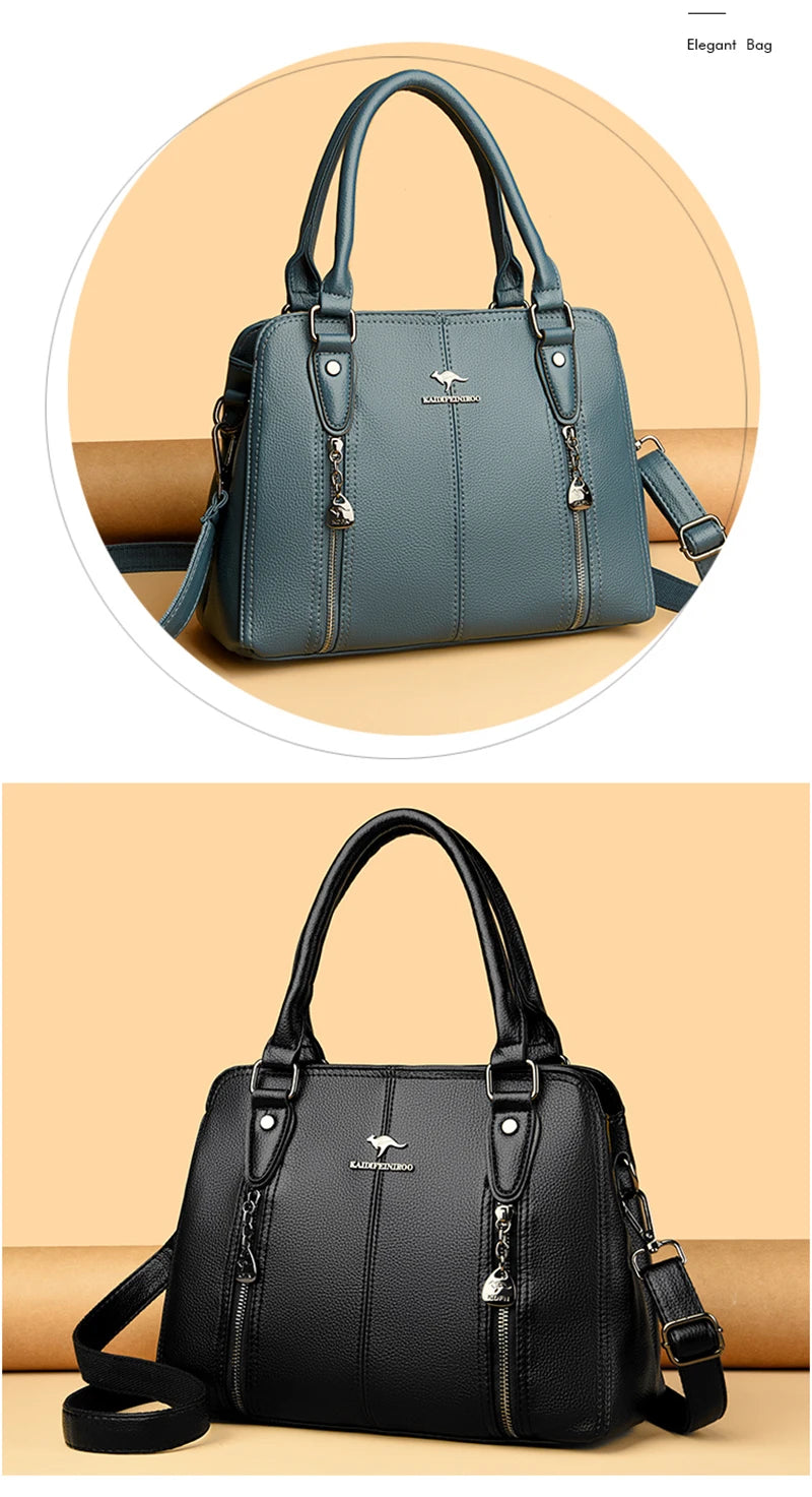 Luxury Handbags Woman Bags Designer Big Shoulder Bags for Women's 2024 Trendy Large Capacity Ladies Leather Hand Casual Tote Bag