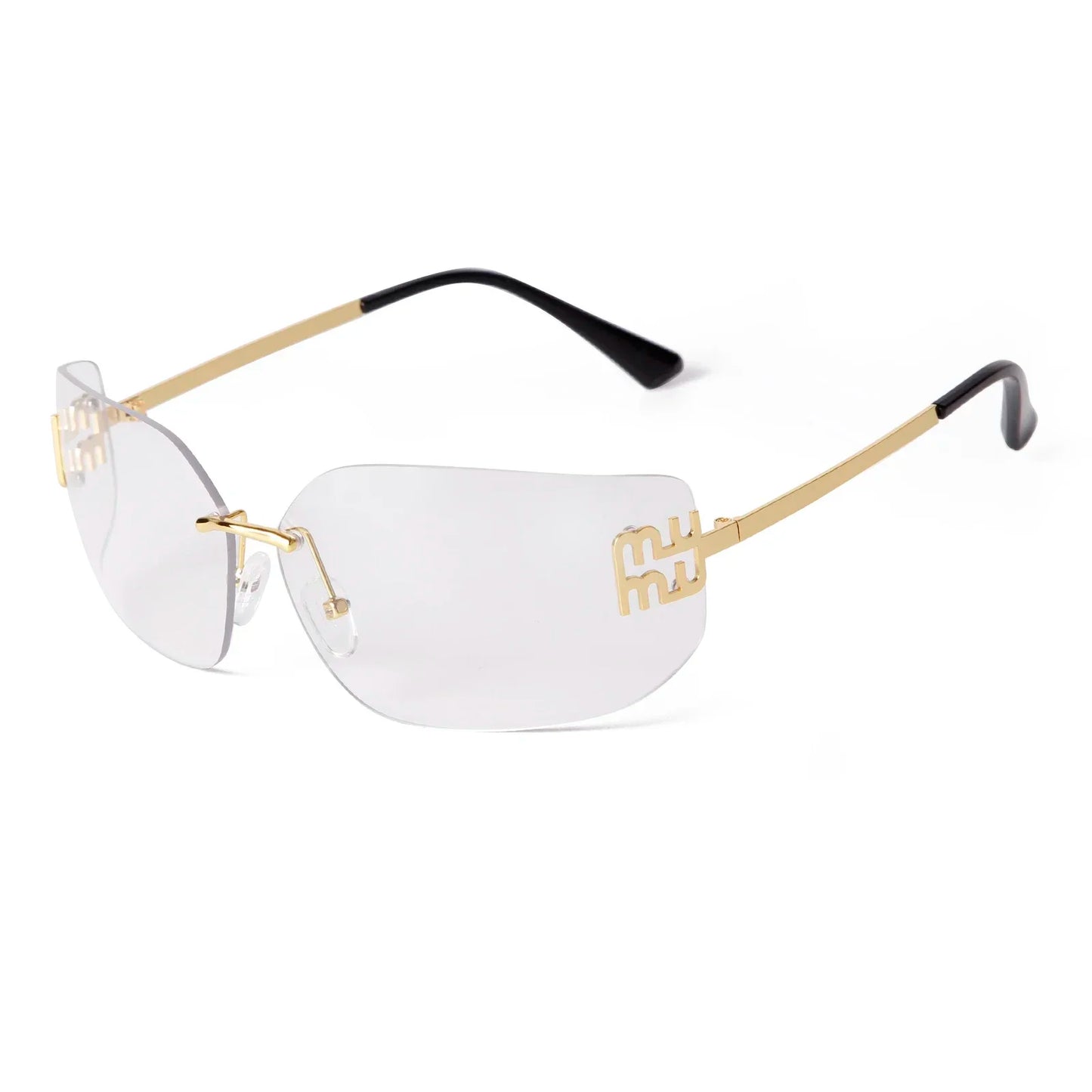 Women’s Funky Classic Rimless Sunglasses