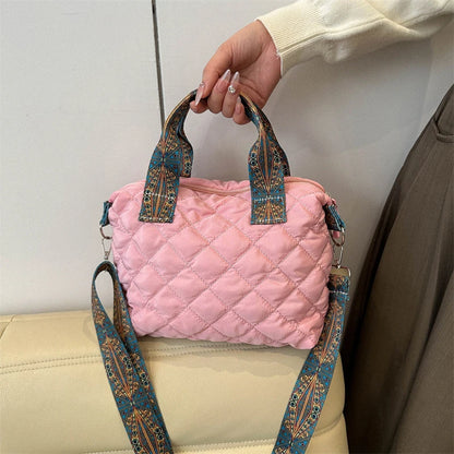 Large Tote Handbags for Women Luxury Design Shoulder Crossbody Bags Designer Brand Quilted Padded Casual Bag for Women